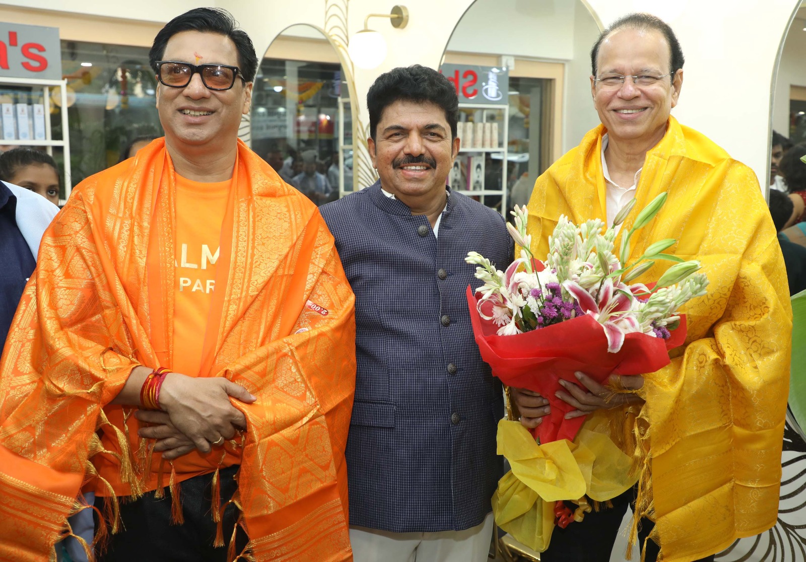 Madhur Bhandarkar & Ihana Dhillon Grace Shivarama Bhandary 25th Salon Launch