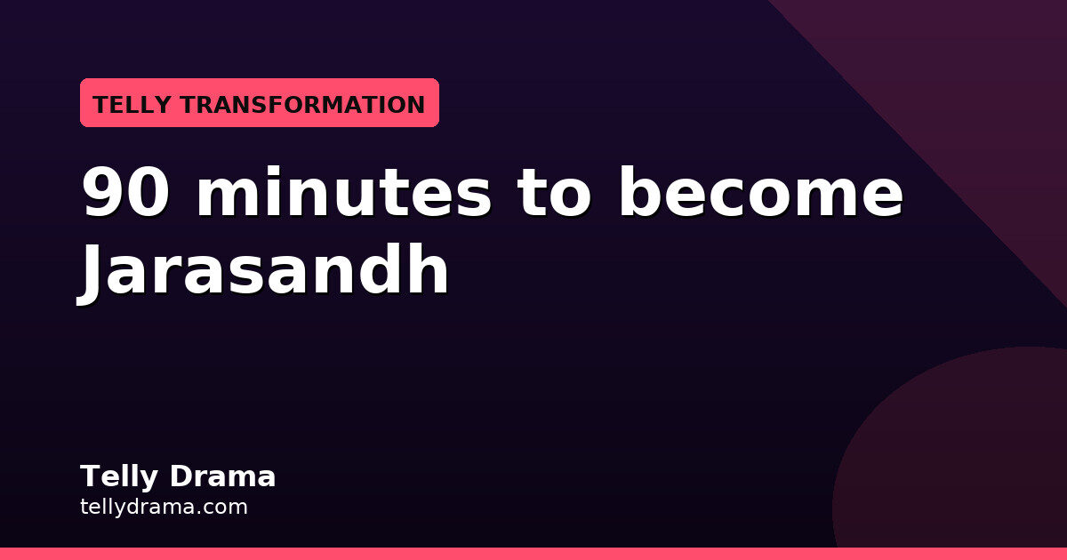 Aabhaas Mehta's 90-Minute Jarasandh Look Is More Than Costume