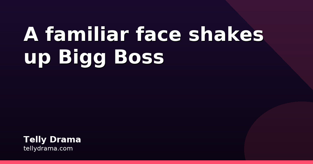Manish Goel enters Bigg Boss 20 as a wildcard