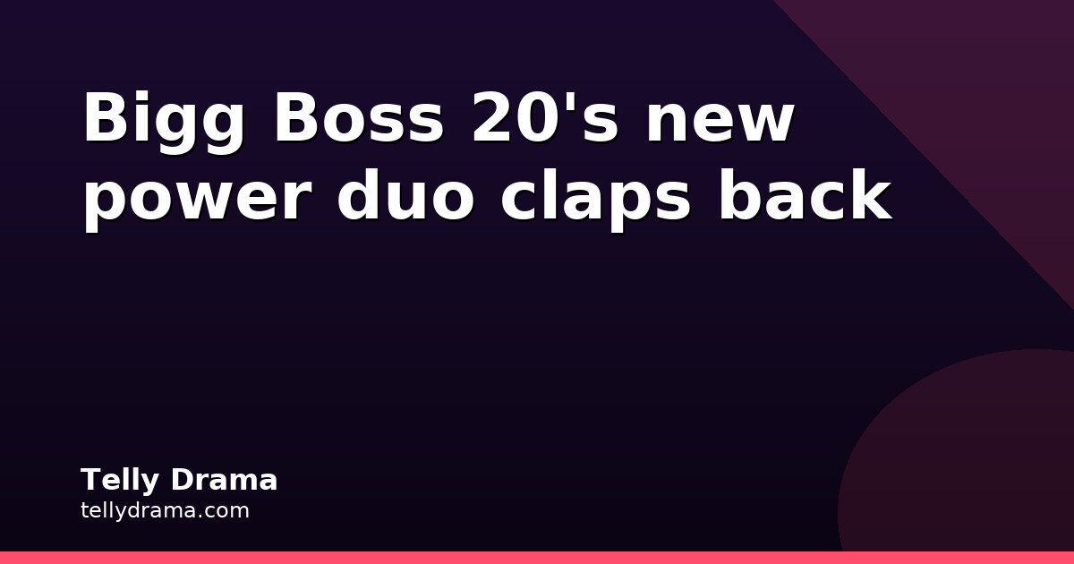 Bigg Boss 20: Qazi and Mahhi Call Out Insecure Housemates