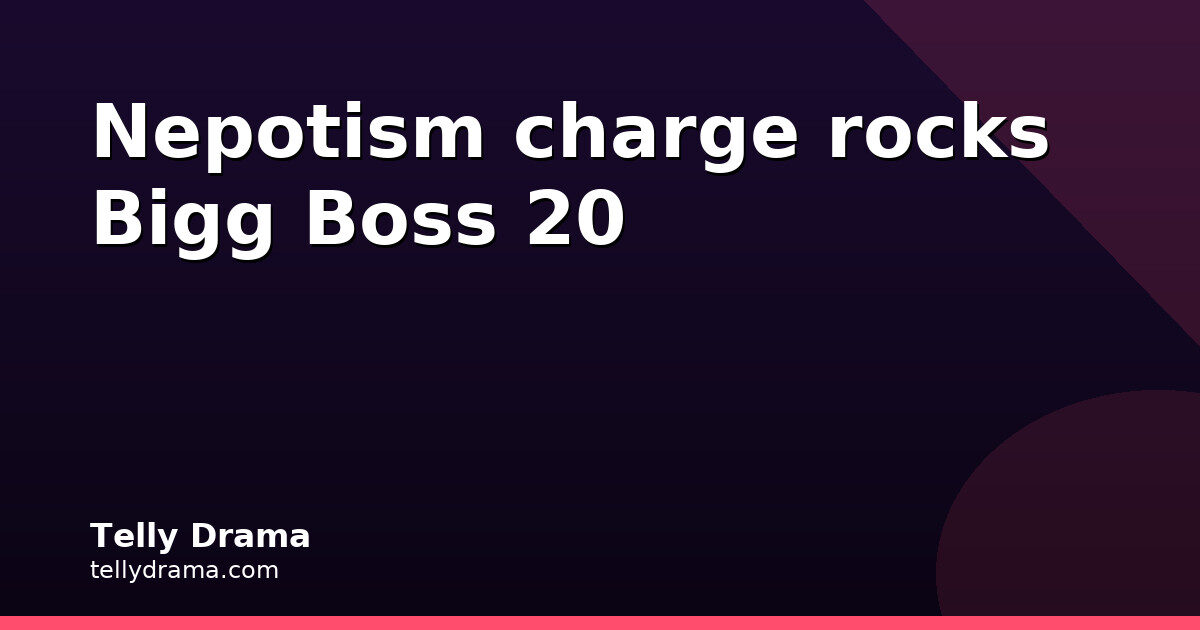 Salman Khan Slams Rhiti Tiwari on Bigg Boss 20