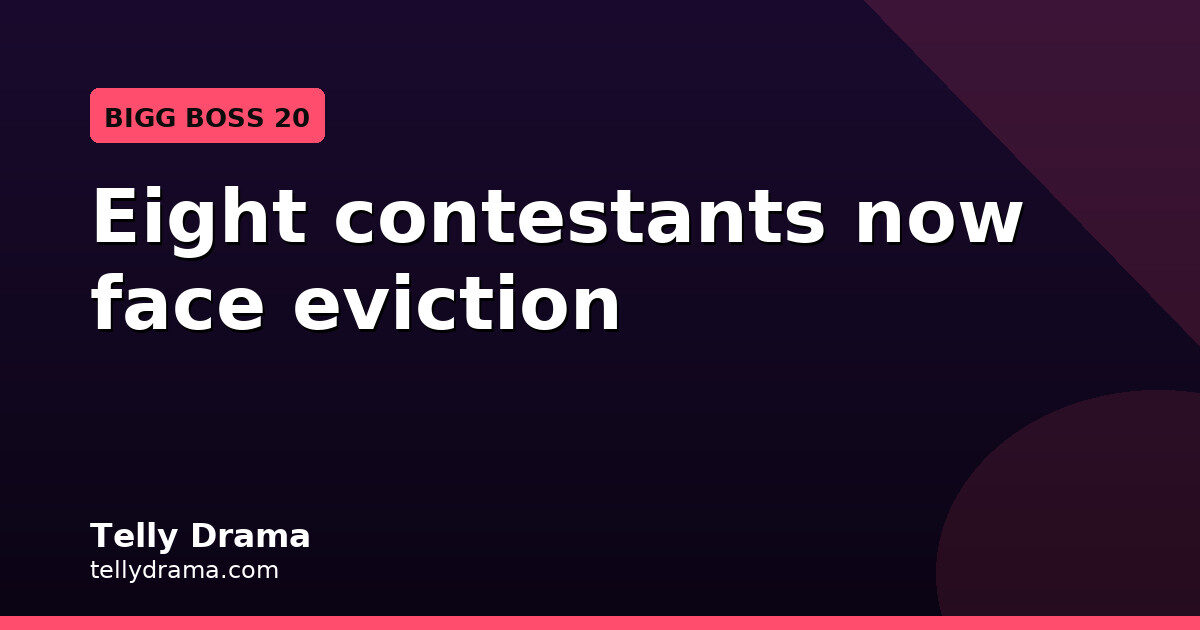 Bigg Boss 20 Week 5: 8 Contestants Nominated