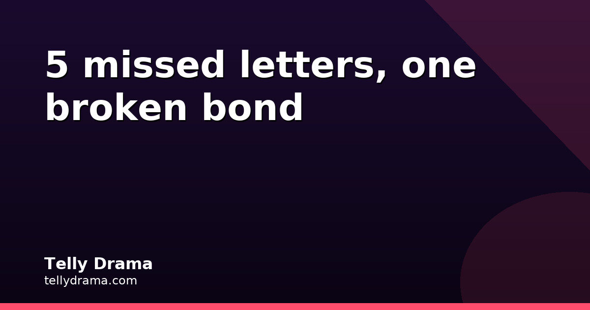 5 Missed Letters: Lakshmi Priya Breaks Down