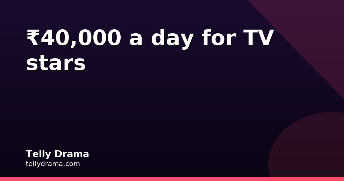 Bigg Boss Tamil 10: Daily Pay Reportedly Hits ₹40,000