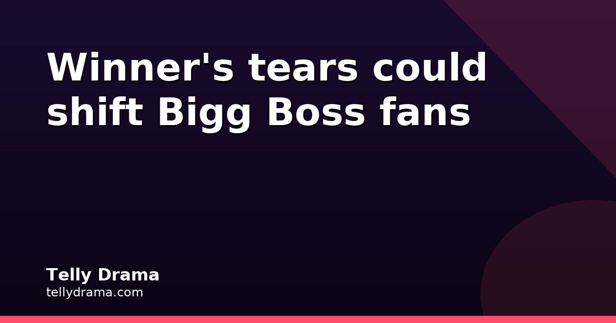 Gauahar Khan in tears over Qazi Touqeer's Bigg Boss 20 breakdown