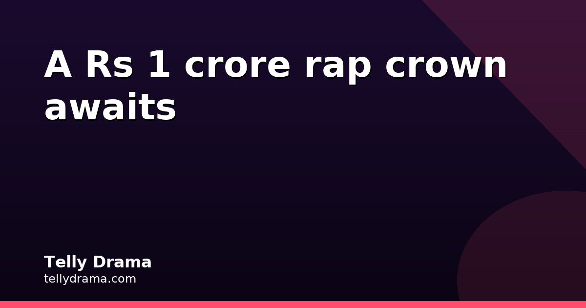 MTV Hustle 5 finale: six rappers, one Rs 1 crore crown