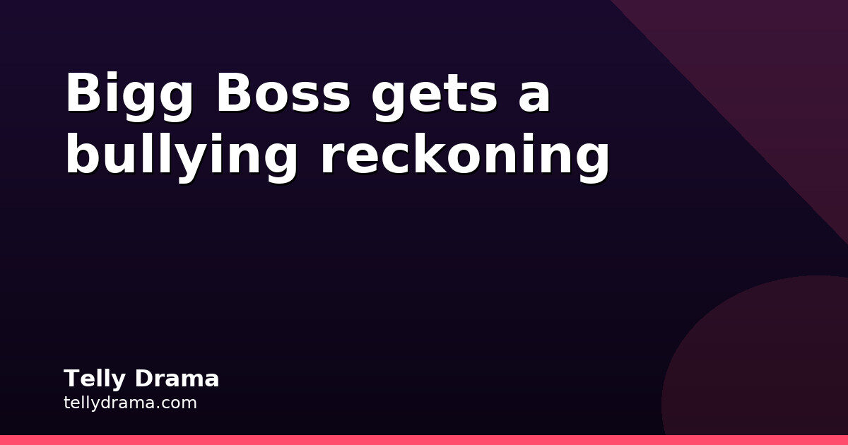 Salman Khan Calls Out Bullying on Bigg Boss 20